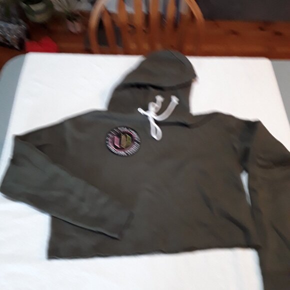 Hoodie crop style by U.G.L.Y. Diva Varsity - Picture 4 of 5